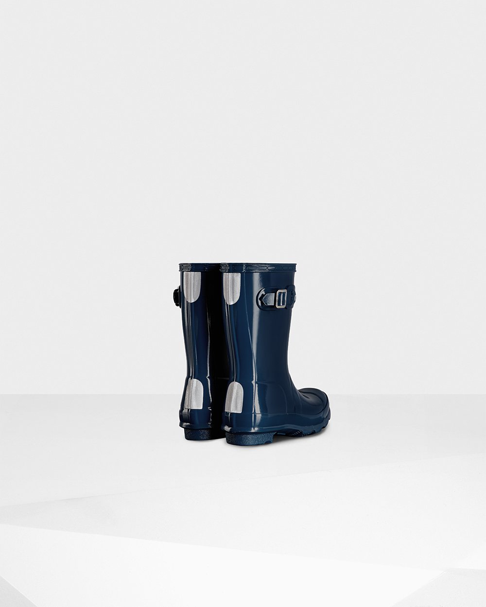 Kids Hunter Rain Boots Navy - Original Little Gloss - 1094568-CJ